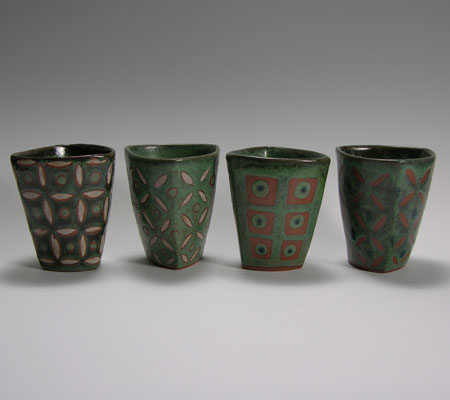 four tumblers